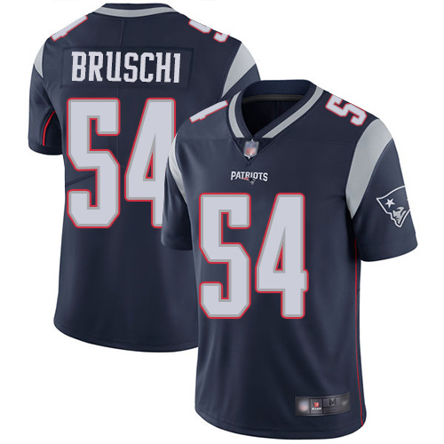 Men's New England Patriots #54 Tedy Bruschi Navy Limited Stitched NFL Jersey